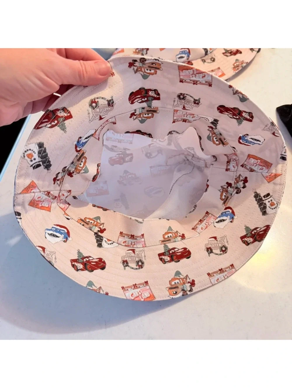 Cute zo designs Disney cars S/M adult bucket hat